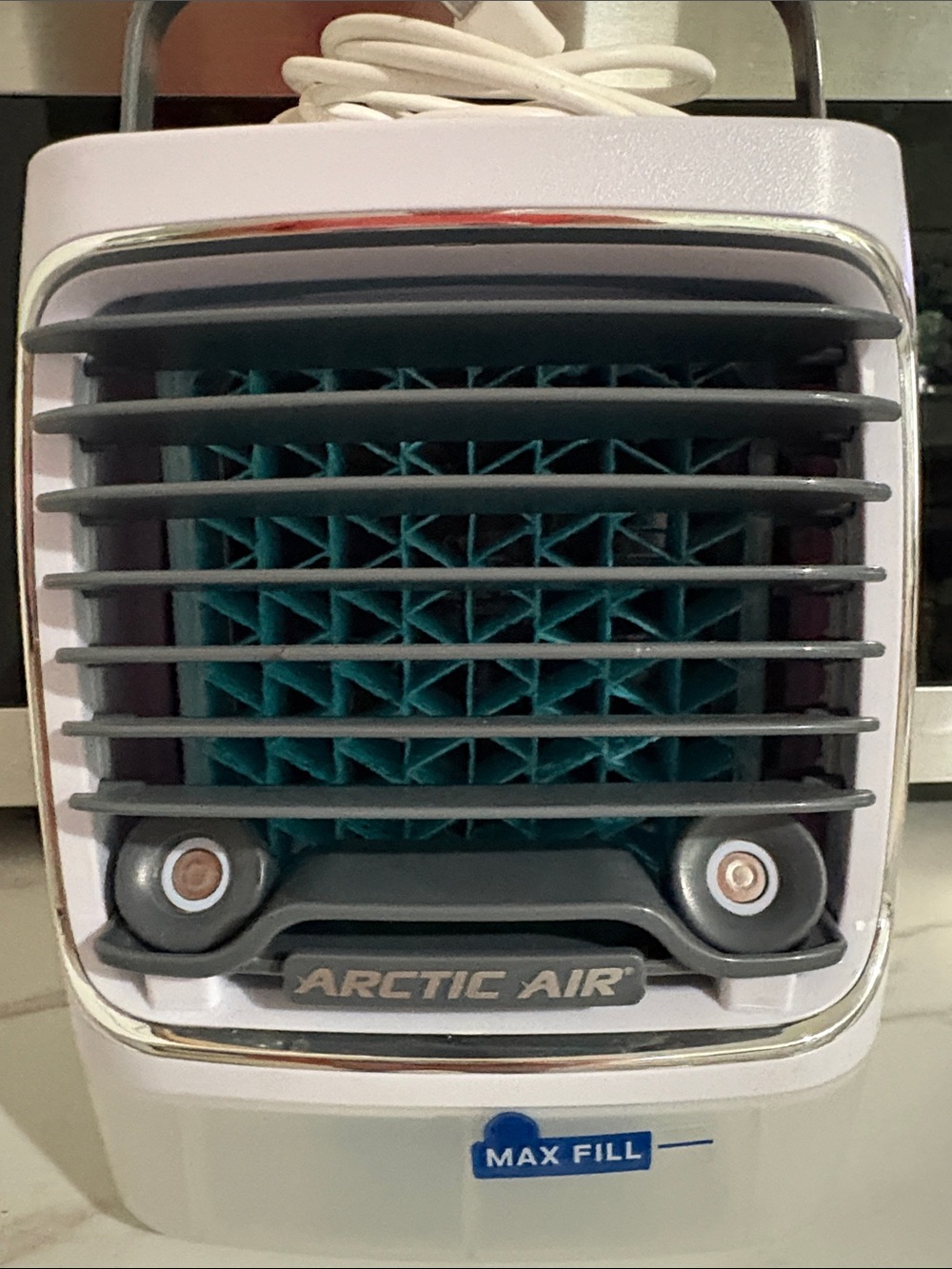 Personal Evaporative Cooler - White with Teal Filter